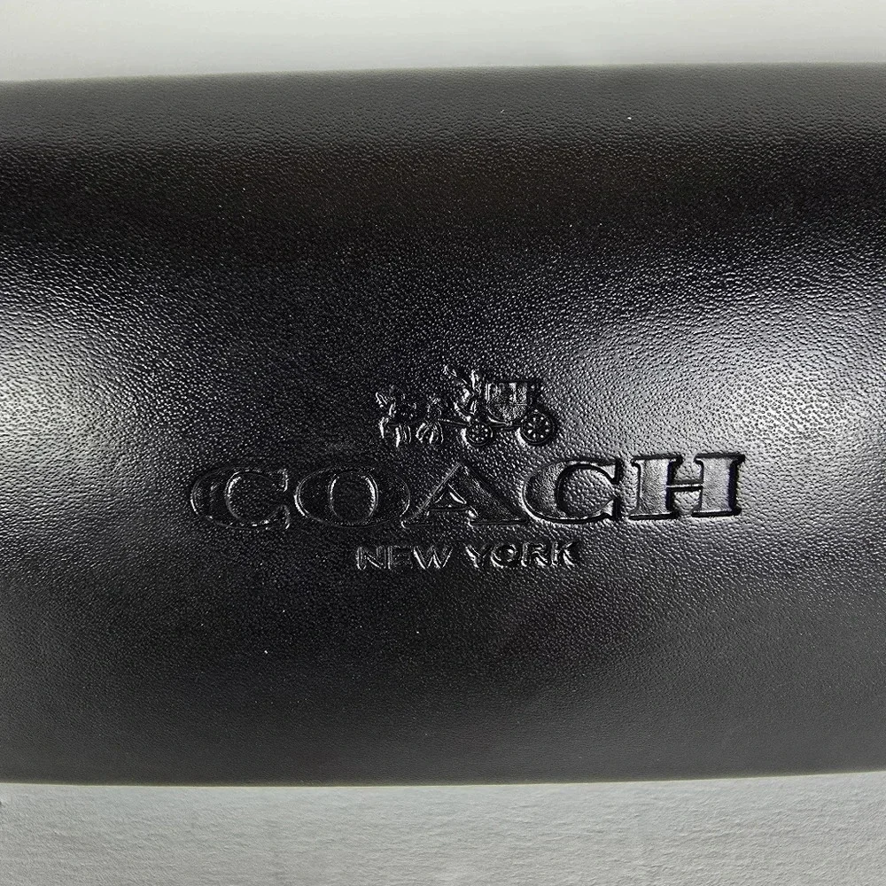Coach Hard Clamshell Black Eyeglass Case